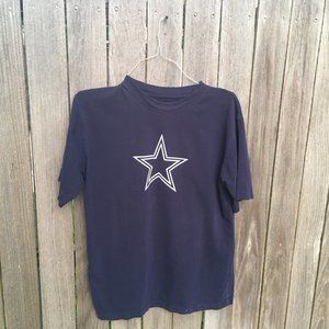 Dallas Cowboys Blue Number One Dad T-Shirt